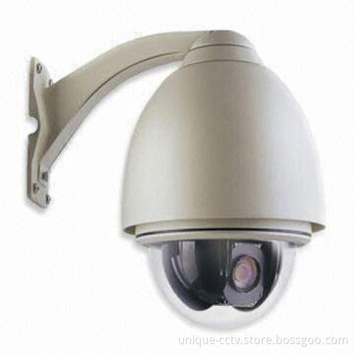 High-speed Dome Camera with Double-layer Die-cast Aluminum Shell and Built-in OSD English Menu